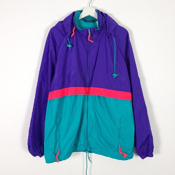 Woolrich Other - Vintage Woolrich Retro Colorblock Full Zip Windbreaker Jacket